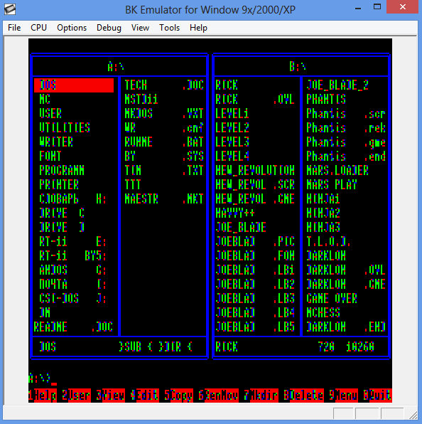  -0010.01   -  16 .  -       Norton Commander  IBM PC