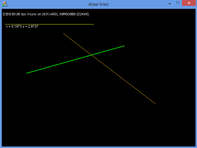 Creating game on fle game engine - DirectX 9c Draw Line - This can be helpful