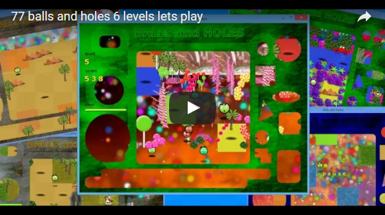 77 review balls and holes 6 levels lets play