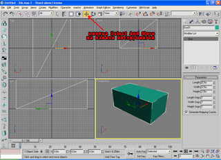 ������ Select And Move �� ������ ������������ 3ds max
