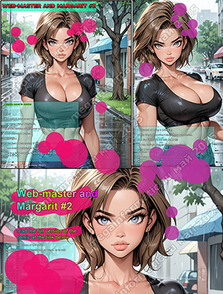 Web-master and Margarit #2 - graphic novel in comics - No one ever foresaw or could have foreseen this. - megainformatic.ru monthly comics and indie games magazine #4 april 2025+ - supplement to the main issue #4