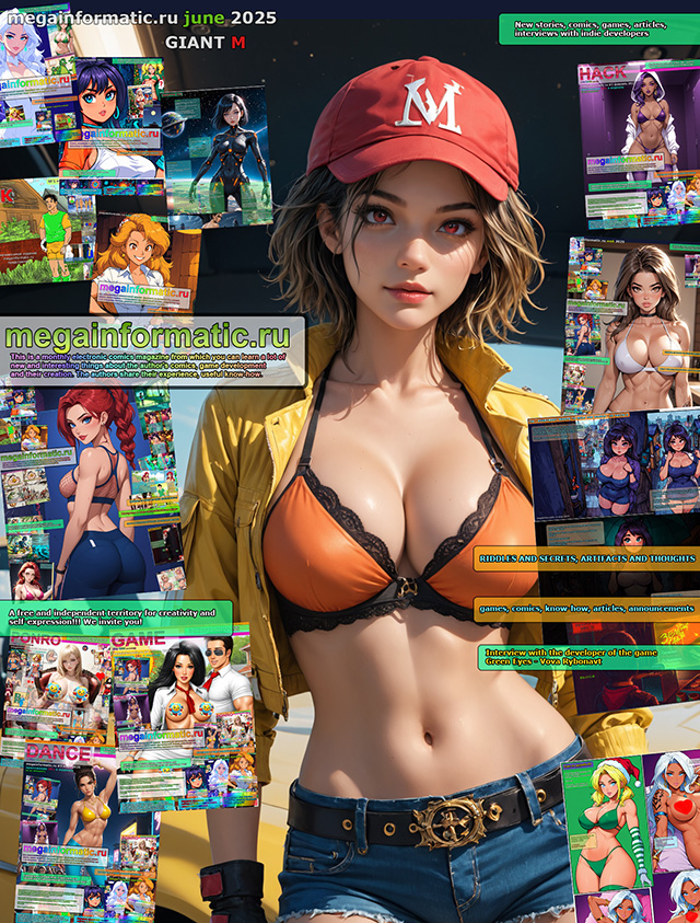 megainformatic.ru monthly indie comics and indie games magazine win/linux/android/html5/pdf free/full version issue #6 june 2025 download or run from browser