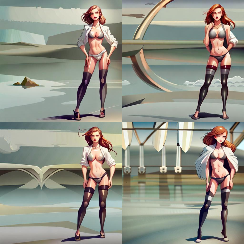 ������� ������������ ���� ��� ���� ���� ����������: dress - hordes - �������������� ����� bluewillow.ai � ����� �� ������: highly detailed, wearing a white bikini, big luscious lips, big female chest spheres, digital painting, artstation, concept art, sharp focus, illustration, beautiful face, ripped clothes, at the beach, small waist, nice legs, elegant, attractive, pretty, beautiful model, full-body shot
