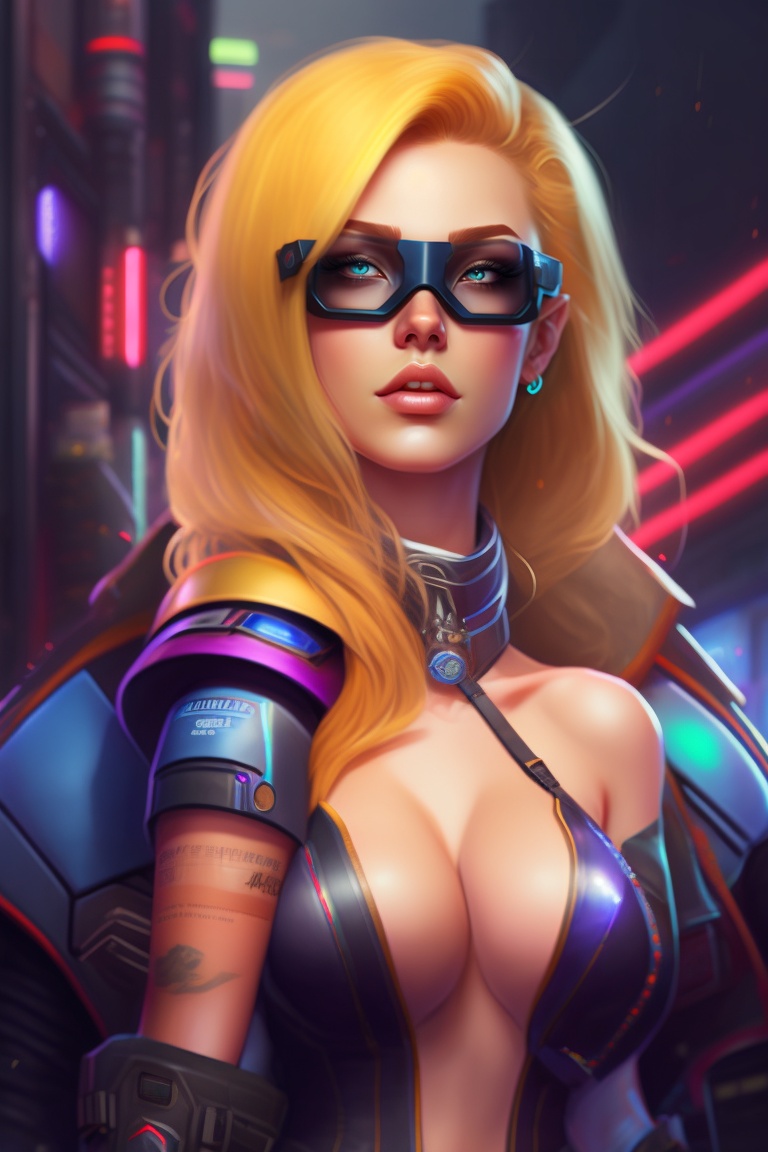 ������� ���������� ��������������� �����-����� lexica.art �� �������: cyberpunk girl full body - ������� 3 - �������� ���������� ���������, �� ���������� �� ����� ����� � ����