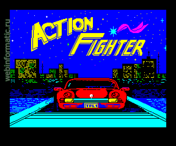 Action Fighter | ZX Spectrum | action game | Firebird Software Ltd, 1989 play online ������ ������