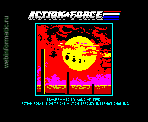Action Force II | ZX Spectrum | shooter game | Virgin Games Ltd, 1988 play online ������ ������