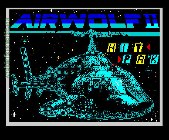 Airwolf II | ZX Spectrum | shooter game | Hit-Pak, 1987 play online  