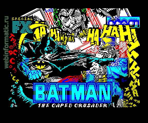 Batman: The Caped Crusader | ZX Spectrum | arcade game | Ocean Software Ltd, 1988 play online  