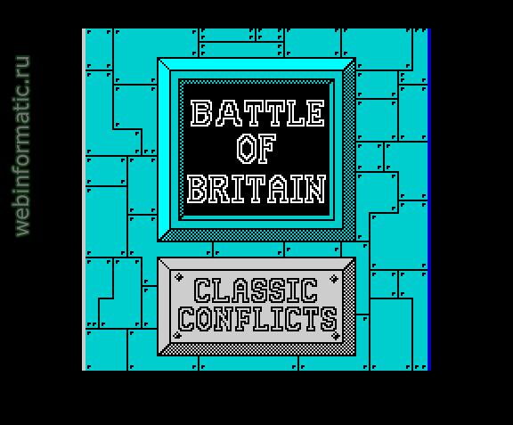 Battle of Britain | ZX Spectrum | strategy game | PSS, 1986 play online  