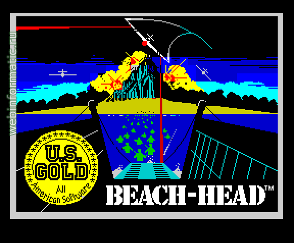 Beach-Head | ZX Spectrum | shooter game | US Gold Ltd, 1984 play online ������ ������