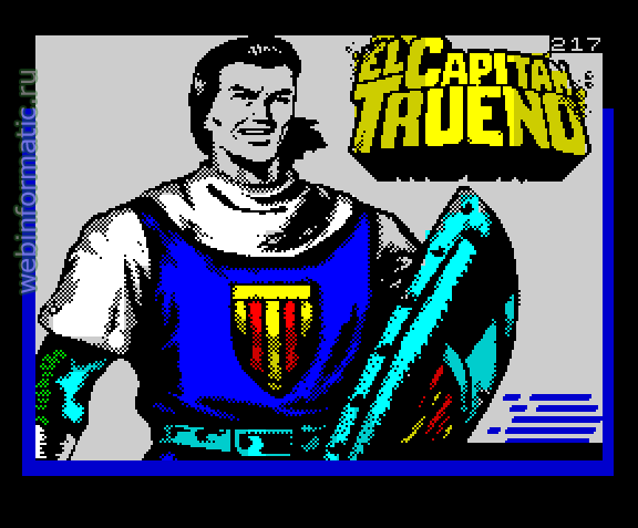 Capitan Trueno | ZX Spectrum | game | Dinamic Software, 1990 play online  