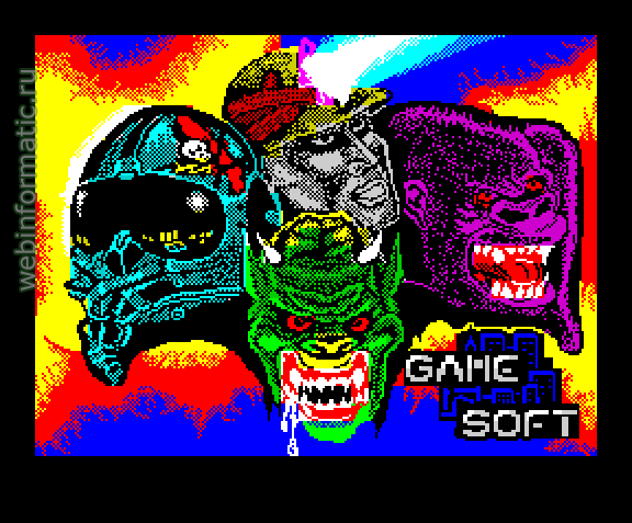 Comando Quatro | ZX Spectrum | arcade game | Zigurat Software, 1989 play online  