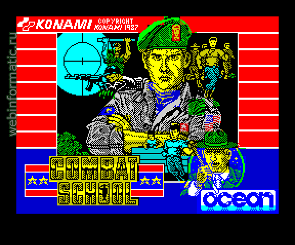 Combat School | ZX Spectrum | arcade game | Ocean Software Ltd, 1987 play online  