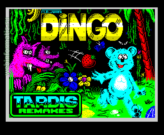 Dingo | ZX Spectrum | maze game | Tardis Remakes, 2011 play online  