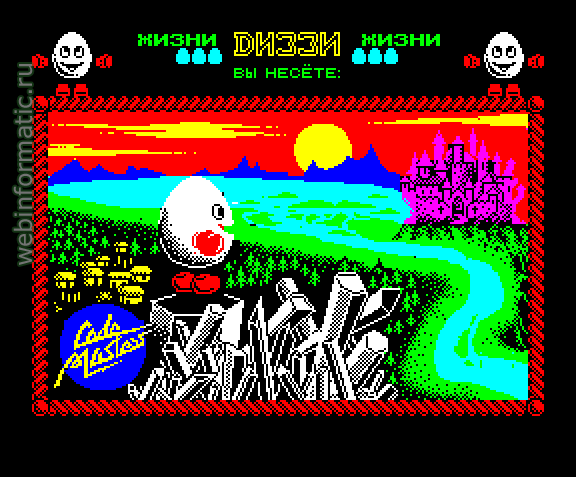 Dizzy | ZX Spectrum | quest game | Code Masters Ltd, 1987 play online ������ ������