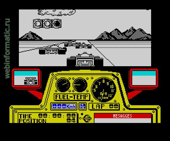 F-1 | ZX Spectrum | race game | Zigurat Software, 1991 play online  