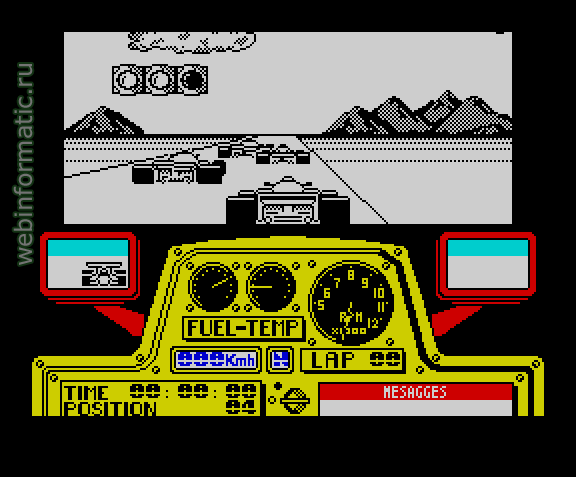 F-1 | ZX Spectrum | race game | Zigurat Software, 1991 play online ������ ������