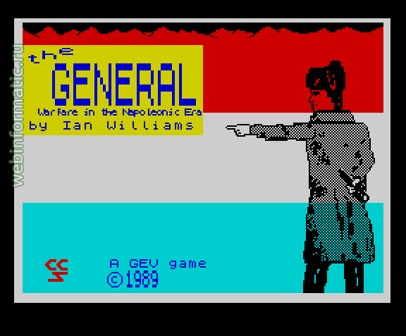 General, The | ZX Spectrum | strategy game | CCS, 1989 play online  