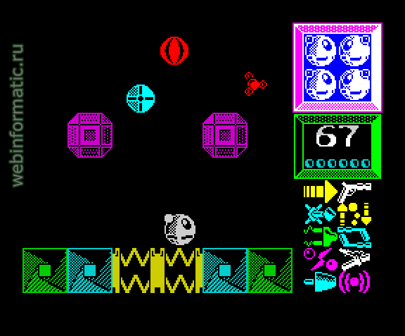 I, Ball | ZX Spectrum | arcade game | Firebird Software Ltd, 1987 play online  