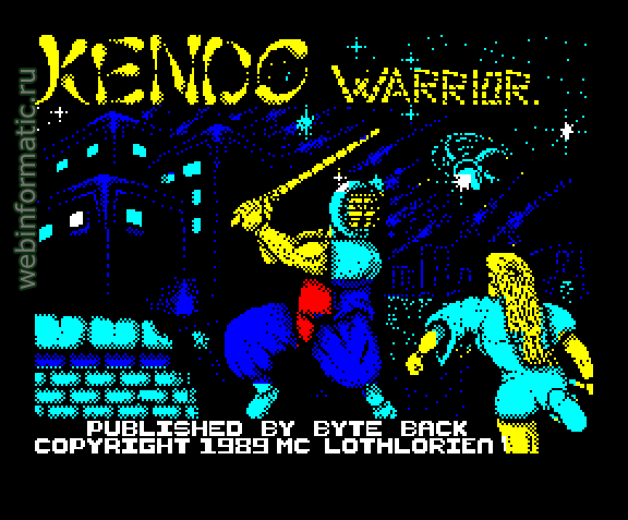 Kendo Warrior | ZX Spectrum | fighting game | Byte Back, 1989 play online ������ ������
