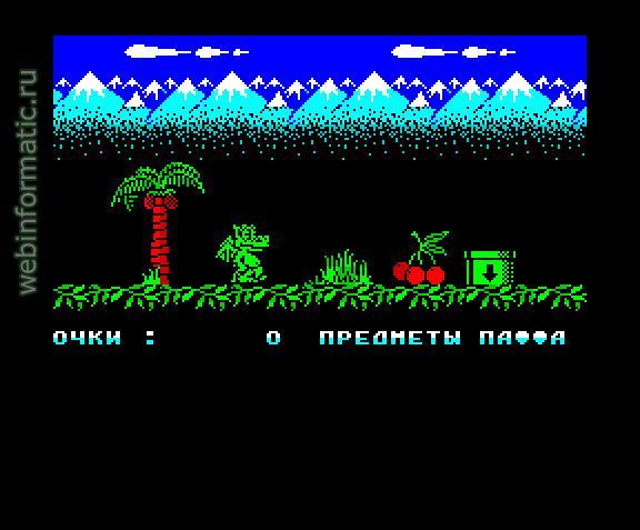 Little Puff | ZX Spectrum | quest game | Cartoon Time, 1990 play online ������ ������