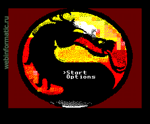 Mortal Kombat II | ZX Spectrum | fighting game | Perspective Group, 2004 play online  