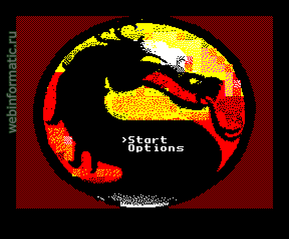Mortal Kombat II | ZX Spectrum | fighting game | Perspective Group, 2004 play online ������ ������