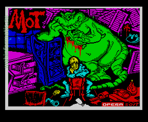 Mot | ZX Spectrum | arcade game | Opera Soft S.A., 1989 play online  