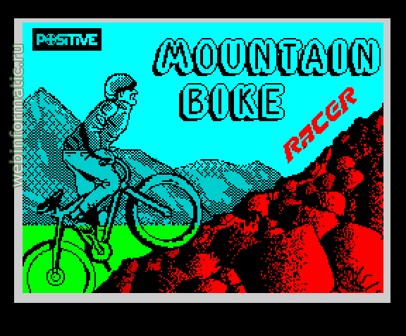 Mountain Bike Racer | ZX Spectrum | race game | Positive, 1990 play online  