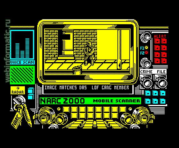 NARC | ZX Spectrum | arcade game | Ocean Software Ltd, 1990 play online ������ ������