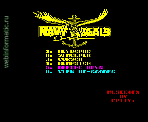 Navy SEALs | ZX Spectrum | arcade game | Ocean Software Ltd, 1991 play online  