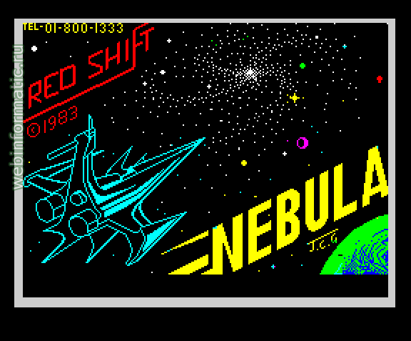 Nebula | ZX Spectrum | strategy game | Red Shift Ltd, 1984 play online  