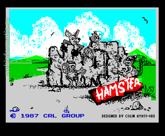 Ninja Hamster | ZX Spectrum | fighting game | CRL Group PLC, 1987 play online ������ ������