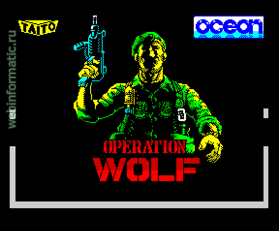 Operation Wolf | ZX Spectrum | shooter game | Ocean Software Ltd, 1988 play online ������ ������