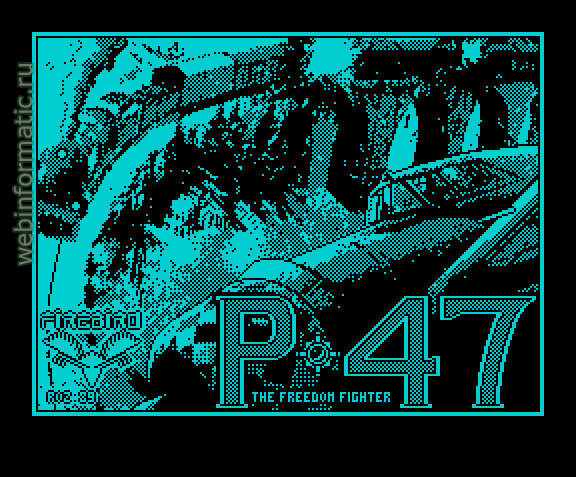 P-47 Thunderbolt | ZX Spectrum | shooter game | Firebird Software Ltd, 1990 play online ������ ������