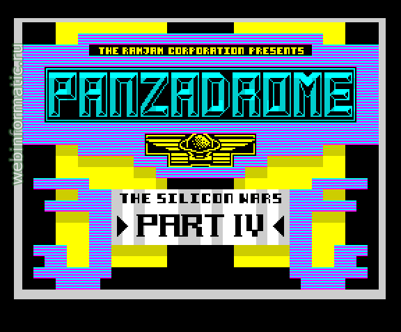 Panzadrome | ZX Spectrum | arcade game | Ariolasoft UK Ltd, 1985 play online  