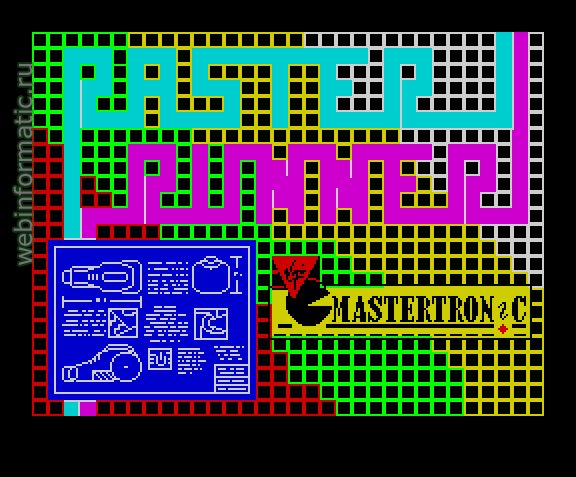 Raster Runner | ZX Spectrum | arcade game | Mastertronic Plus, 1990 play online  