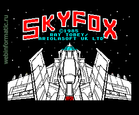 Skyfox | ZX Spectrum | shooter game | Ariolasoft UK Ltd, 1985 play online ������ ������