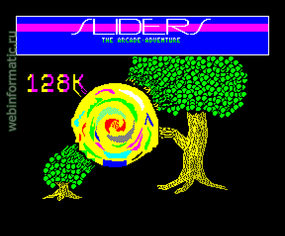 Sliders | ZX Spectrum | quest game | Epsilon, 2013 play online ������ ������