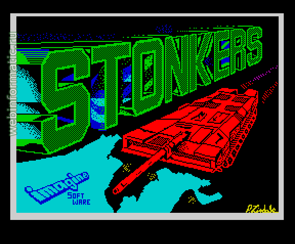 Stonkers | ZX Spectrum | strategy game | Imagine Software Ltd, 1983 play online  