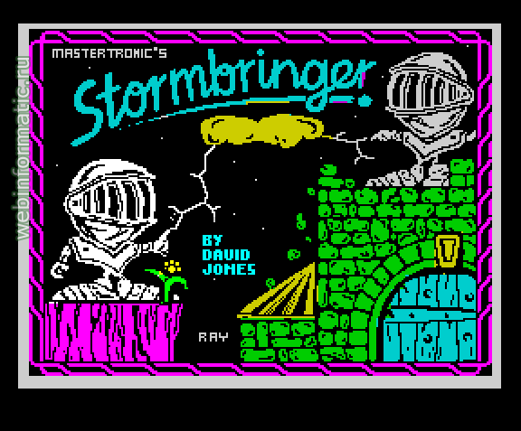 Stormbringer | ZX Spectrum | quest game | Mastertronic Added Dimension, 1987 play online  