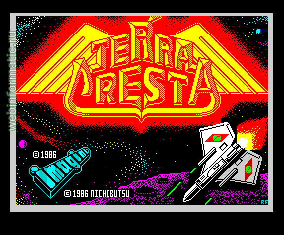 Terra Cresta | ZX Spectrum | shooter game | Imagine Software Ltd, 1986 play online ������ ������