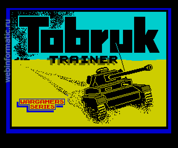 Tobruk | ZX Spectrum | strategy game | PSS, 1987 play online  