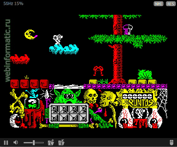 Underground | ZX Spectrum | arcade game | System 4, 1988 play online  
