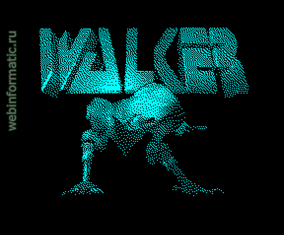 Walker | ZX Spectrum | arcade game | Alien Factory, 1996 play online  