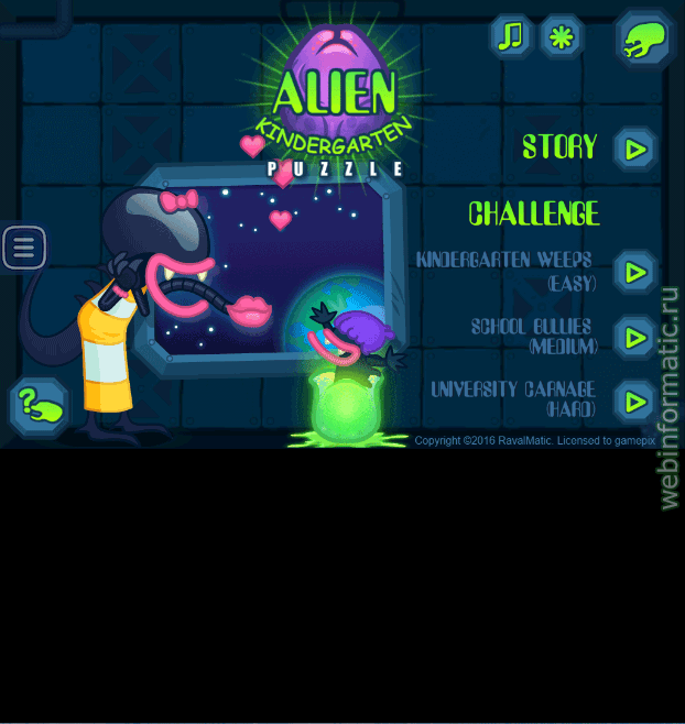 Alien Kindergarten | swap play online ������ ������