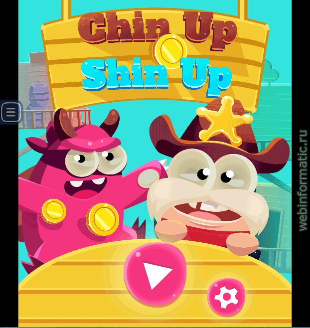 Chin Up Shin Up | clicker play online ������ ������