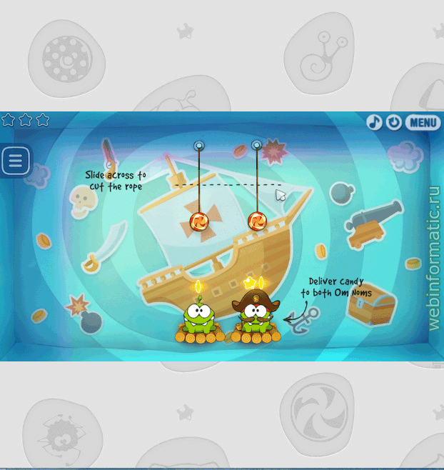 Cut The Rope: Time Travel | physics play online ������ ������