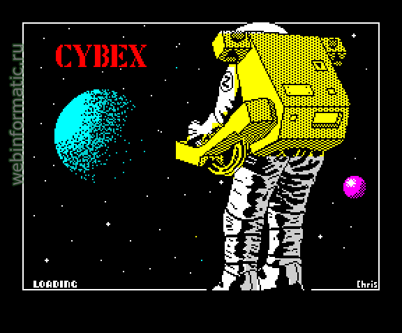 Cybex | ZX Spectrum | maze game | Pirate Software Ltd, 1987 play online ������ ������