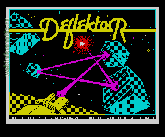 Deflektor | ZX Spectrum | arcade game | Gremlin Graphics Software Ltd, 1987 play online ������ ������